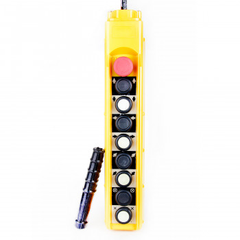COB-C4 Vinç Kumanda Butonu Acil Stop Butonlu Tek Hız 8 Yönlü IP65 4.5A 250V COB-C4 Vinç Kumanda Butonu Acil Stop Butonlu Tek Hız 8 Yönlü IP65 4.5A 250V