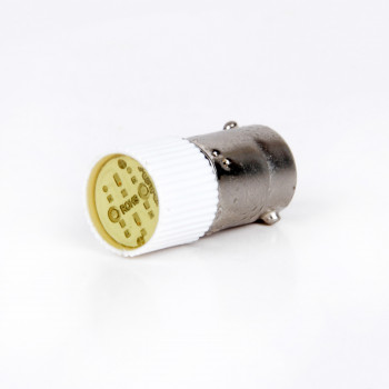Ba9S-YA2 Sarı LED Buton Lambası 12-24V AC/DC Ba9S-YA2 Sarı LED Buton Lambası 12-24V AC/DC