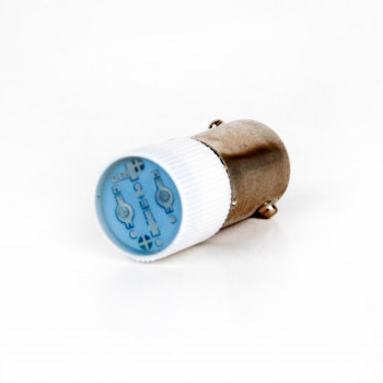 Ba9S-BA2 Mavi LED Buton Lambası 220V AC Ba9S-BA2 Mavi LED Buton Lambası 220V AC