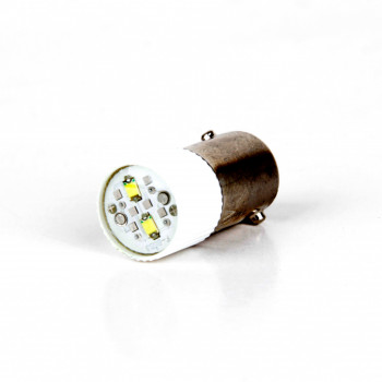 Ba9S-WA2 Beyaz LED Buton Lambası 220V AC Ba9S-WA2 Beyaz LED Buton Lambası 220V AC