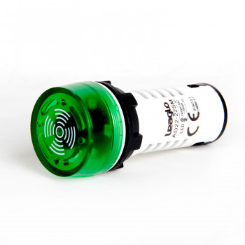 AD22-22SM-22G 22mm Yeşil Işıklı Buzzer 12V AC/DC AD22-22SM-22G 22mm Yeşil Işıklı Buzzer 12V AC/DC