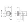 3102-16-1P Makine Tipi 7Pin Erkek Askeri Konnektör 