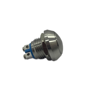 EGS12-231 12MM Işıksız Yaylı Metal Buton 