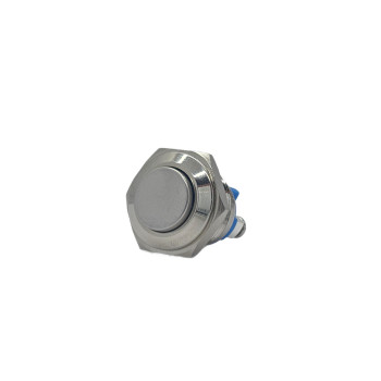 EGS16-221 16mm Çıkık Kafa Yaylı Metal Buton