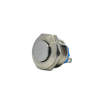 EGS22-221 22mm Düz Kafa Yaylı Metal Buton