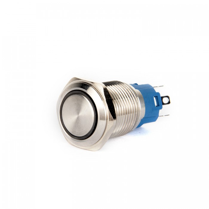 EGT16-371-GD 16mm Düz Kalıcı (Anahtarlı) Yeşil Işıklı Metal Buton EGT16-371-GD 16mm Düz Kalıcı (Anahtarlı) Yeşil Işıklı Metal Buton