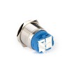 EGT22-371-P-BD 22mm Düz Kalıcı (Anahtarlı) Mavi Power Işıklı Metal Buton