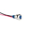 G10-130-15-BA2 10mm Metal Sinyal Lambası 15cm Kablolu 220V Mavi G10-130-15-BA2 10mm Metal Sinyal Lambası 15cm Kablolu 220V Mavi