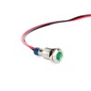 G8-130-15-GA2 8mm Metal Sinyal Lambası 15cm Kablolu 220V Yeşil G8-130-15-GA2 8mm Metal Sinyal Lambası 15cm Kablolu 220V Yeşil