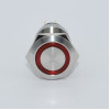J19-272-RD 19mm Metal Kırmızı LED Işıklı Yaylı Buton 