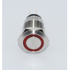 J19-272-RD 19mm Metal Kırmızı LED Işıklı Yaylı Buton 