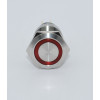 J19-372-RD 19mm Metal Kırmızı LED Işıklı Kalıcı Buton 
