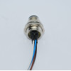 SL012-M04MT-20  4 Pin Panel Tip Kablolu Erkek Konnektör
