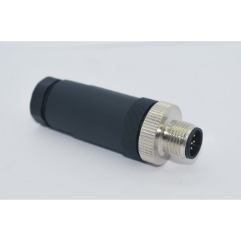 SL012-M05S  M12 Düz 5 Pinli Erkek Konnektör