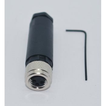 SL08-F03S   M8 3 Pin Düz Dişi Konnektör
