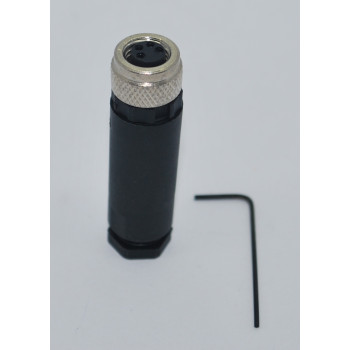 SL08-F04S  M8 4 Pin Düz Dişi Konnektör