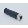 SL08-F04S  M8 4 Pin Düz Dişi Konnektör