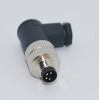 SL08-M04D  M8 4 Pin 90° Erkek Konnektör