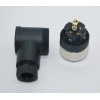 SL12-F05D  M12 90° 5 Pinli Dişi Konnektör