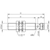 SL12-D04PLAT  12mm Düz Kafa 4mm Algılama PNP NO (M12 KONNEKTÖRLÜ)