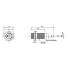 SL18-D08PLA  18mm Düz Kafa 8mm algılama PNP NO 