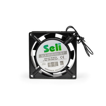 SLFG-8025HA2SL 80x80x25mm 220VAC Aksiyel fan 