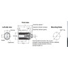 SL18P-D50PLC  50cm Cisimden Yansılamlı Fotosel , M18 PNP NO+NC 