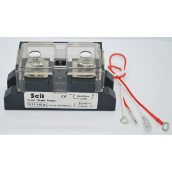 SLYA-48D250 Tek Fazlı Modül Tip Monofaze 250A SSR Giriş: 4-32VDC Çıkış: 24-680VAC 