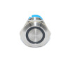 EG16-371-RD 16mm Kırmızı Işıklı Kısa Gövde Kalıcı (Anahtarlı) Metal Buton