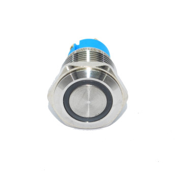 EG16-371-BD 16mm Mavi Işıklı Kısa Gövde Kalıcı (Anahtarlı) Metal Buton EG16-371-BD 16mm Mavi Işıklı Kısa Gövde Kalıcı (Anahtarlı) Metal Buton