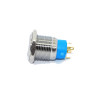 EG16-371-RD 16mm Kırmızı Işıklı Kısa Gövde Kalıcı (Anahtarlı) Metal Buton