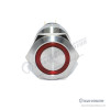 J19-272-RD 19mm Metal Kırmızı LED Işıklı Yaylı Buton – ürün görseli 3