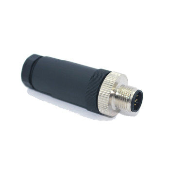 SL012-M05S  M12 Düz 5 Pinli Erkek Konnektör
