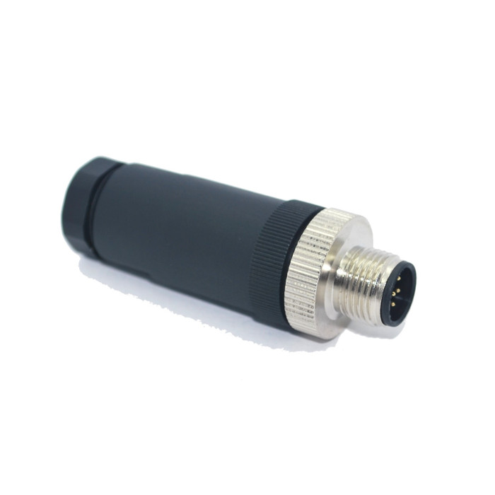 SL012-M05S M12 Düz 5 Pinli Erkek Konnektör SL012-M05S M12 Düz 5 Pinli Erkek Konnektör