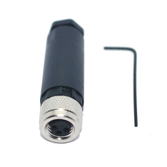 SL08-F03S M8 3 Pin Düz Dişi Konnektör SL08-F03S M8 3 Pin Düz Dişi Konnektör