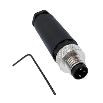 SL08-M03S  M8 3 Pin Düz Erkek Konnektör