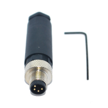 SL08-M04S  M8 4 Pin Düz Erkek Konnektör