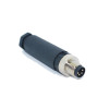 SL08-M04S  M8 4 Pin Düz Erkek Konnektör