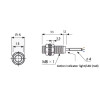 SL08-D02PLA 8mm Endüktif Sensör – 2mm Algılama, PNP NO, 2m Kablolu SL08-D02PLA 8mm Endüktif Sensör – 2mm Algılama, PNP NO, 2m Kablolu