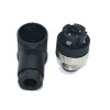 SL12-M04D  M12 90° 4 Pinli Erkek Konnektör