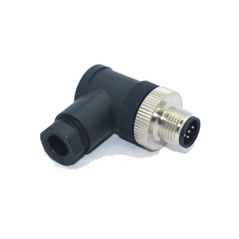 SL12-M05D M12 90° 5 Pinli Erkek Konnektör SL12-M05D M12 90° 5 Pinli Erkek Konnektör