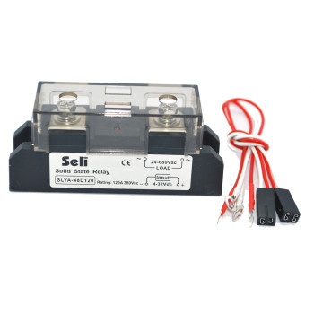SLYA-48D120 Tek Fazlı Modül Tip Monofaze 120A SSR Giriş: 4-32VDC Çıkış: 24-680VAC SLYA-48D120 Tek Fazlı Modül Tip Monofaze 120A SSR Giriş: 4-32VDC Çıkış: 24-680VAC