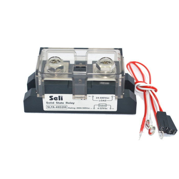 SLYA-48D200 Tek Fazlı Modül Tip Monofaze 200A SSR Giriş: 4-32VDC Çıkış: 24-680VAC SLYA-48D200 Tek Fazlı Modül Tip Monofaze 200A SSR Giriş: 4-32VDC Çıkış: 24-680VAC