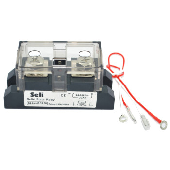SLYA-48D250 Tek Fazlı Modül Tip Monofaze 250A SSR Giriş: 4-32VDC Çıkış: 24-680VAC SLYA-48D250 Tek Fazlı Modül Tip Monofaze 250A SSR Giriş: 4-32VDC Çıkış: 24-680VAC