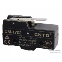 CM-1702 Kısa Paletli Mikro Switch 15A 250V CM-1702 Kısa Paletli Mikro Switch 15A 250V