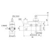 CZ-6102 Kauçuk Körüklü Yatay Makaralı Pimli IP65 Limit Switch 1NO+1NC teknik çizim ve ölçüleri CZ-6102 Kauçuk Körüklü Yatay Makaralı Pimli IP65 Limit Switch 1NO+1NC teknik çizim ve ölçüleri