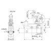 CZ-6143 Kauçuk Körüklü Z Tipi Devrilen Makaralı Kollu IP65 Limit Switch 1NO+1NC teknik çizim ve ölçüleri CZ-6143 Kauçuk Körüklü Z Tipi Devrilen Makaralı Kollu IP65 Limit Switch 1NO+1NC teknik çizim ve ölçüleri