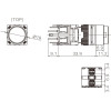 F16-271-RD 16mm Yuvarlak Gövde Kırmızı Işıklı Yaylı Buton 12-24V