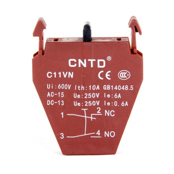 C11VN CNTD Joystick İlave Kontak 22mm 4 Yönlü 2NO 6A 250V