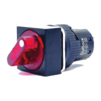 K16-482-2-GD 16mm 0-1 Led Işıklı Plastik Mandal Buton IP65